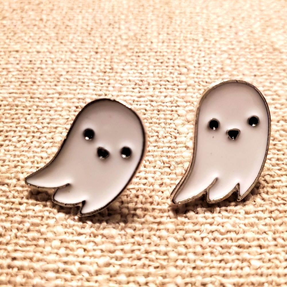 Ghost Halloween Stud Earrings